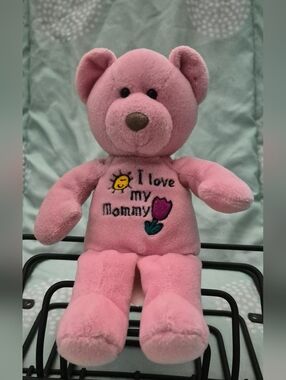 Pink "I Love My Mommy" Plush Bear - Russ Berrie & Co.